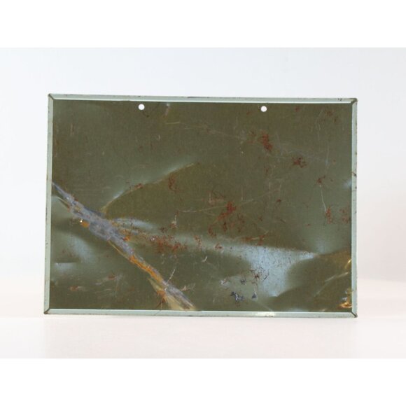 Metal Budweiser Budvar Czech 4x6 Metal Postcard Beer Wench Vintage - Picture 2 of 2